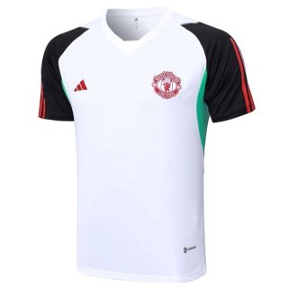 Maglia Formazione Manchester United 2023 2024 Bianco