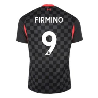 Maglia Liverpool NO.9 Firmino Terza 2020 2021 Nero