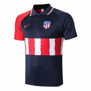 Polo Atletico Madrid 2020 2021 Nero Rosso