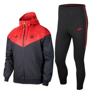 Giacca a vento AS Roma Set Completo 2019 2020 Rosso Nero