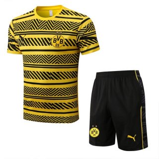 Maglia Formazione Borussia Dortmund Set Completo 2022 2023 Giallo