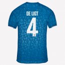 Maglia Juventus NO.4 De Ligt Terza 2019 2020 Blu
