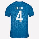 Maglia Juventus NO.4 De Ligt Terza 2019 2020 Blu
