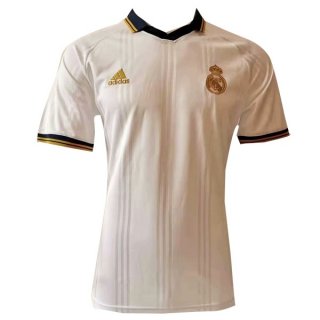 Polo Real Madrid 2019 2020 Bianco Giallo