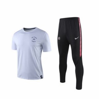 Maglia di Formazione Paris Saint Germain Set Completo 2019 2020 Bianco Nero