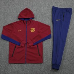 Giacca a Vento Barcellona 2020/2021 Borgogna Blu