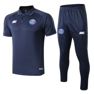 Polo Set Completo Paris Saint Germain 2019 2020 Blu