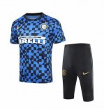 Maglia di Formazione Inter Milan Set Completo 2019 2020 Blu Nero