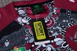 Thailandia Maglia Manly Sea Eagles Indígena 2017 2018 Rosso