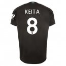 Maglia Liverpool NO.8 Keita Terza 2019 2020 Nero Maglia Liverpool NO.8 Keita Terza 2019 2020 Nero