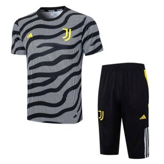 Maglia Formazione Juventus Set Completo 2023 2024 Grigio