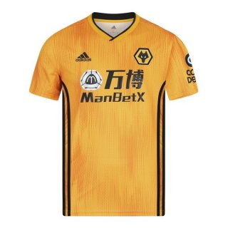 Thailandia Maglia Wolves Home 2019 2020 Giallo