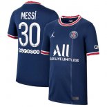 Maglia Paris Saint Germain NO.30 Messi Home 2021 2022