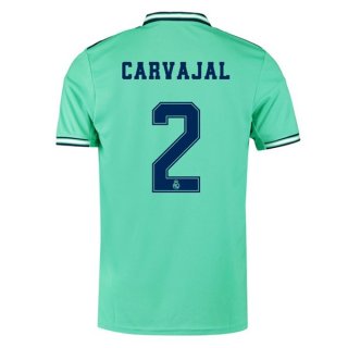 Maglia Real Madrid NO.2 Carvajal Terza 2019 2020 Verde