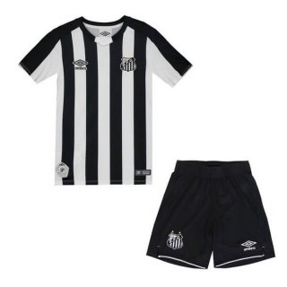 Maglia Santos Away Bambino 2019 2020 Bianco Nero