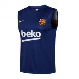 Maglia Barcellona Senza Maniche 2022 Blu Nero Maglia Barcellona Senza Maniche 2022 Blu Nero