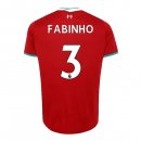 Maglia Liverpool NO.3 Fabinho Home 2020 2021 Rosso