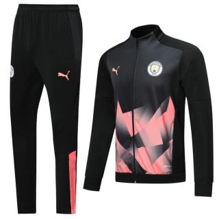 Felpa Manchester City 2019 2020 Nero Rosa