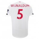 Maglia Liverpool NO.5 Wijnaldum Away 2019 2020 Bianco