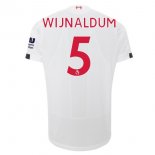 Maglia Liverpool NO.5 Wijnaldum Away 2019 2020 Bianco