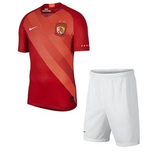 Maglia Evergrande Home Bambino 2019 2020 Rosso Bianco