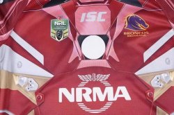 Thailandia Maglia Brisbane Broncos Hombre Acero 2017 2018 Rosso