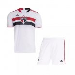 Maglia São Paulo Home Bambino 2021 2022 Bianco