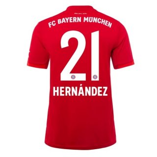 Maglia Bayern Munich NO.21 Hernández Home 2019 2020 Rosso
