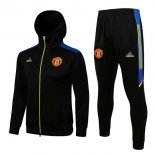 Felpa Cappuccio Manchester United 2021 2022 Nero