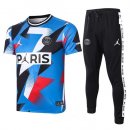Maglia di Formazione Paris Saint Germain Set Completo 2020 2021 Blu