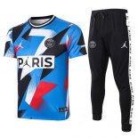 Maglia di Formazione Paris Saint Germain Set Completo 2020 2021 Blu