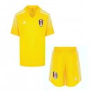 Maglia Fulham Away Bambino 2020/2021 Giallo Maglia Fulham Away Bambino 2020/2021 Giallo