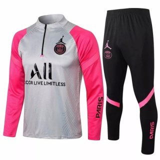 Giacca Paris Saint Germain 2021 2022 Grigio Rosa Nero