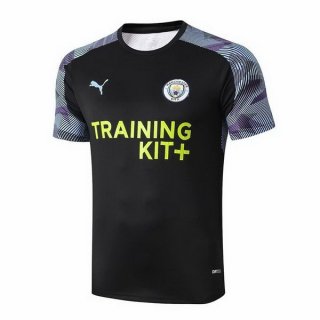 Maglia di Formazione Manchester City 2019 2020 Nero Porpora