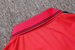 Polo Set Completo Real Madrid 2019 2020 Rosso Nero Polo Set Completo Real Madrid 2019 2020 Rosso Nero