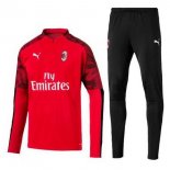 Felpa AC Milan 2019 2020 Rosso Nero Felpa AC Milan 2019 2020 Rosso Nero