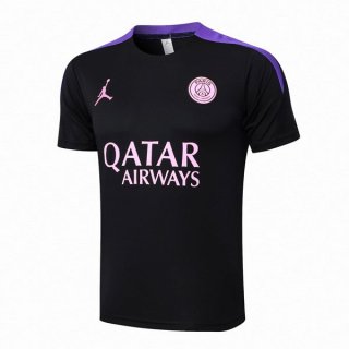 Maglia Formazione PSG 2024 2025 Nero Porpora