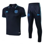 Polo Set Completo Barcellona 2019 2020 Nero Blu