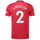 Maglia Manchester United NO.2 Lindelof Home 2019 2020 Rosso