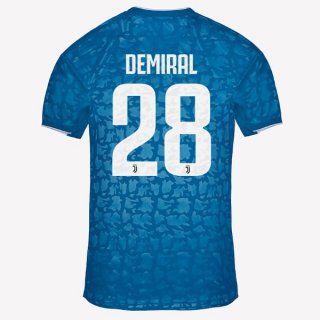 Maglia Juventus NO.28 Demiral Terza 2019 2020 Blu