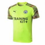 Maglia di Formazione Manchester City 2019 2020 Verde Fluorescente