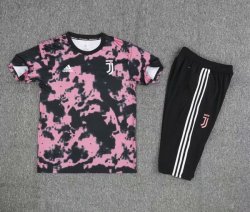 Maglia di Formazione Juventus Set Completo 2019 2020 Nero Rosa