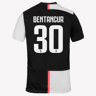Maglia Juventus NO.30 Bentancur Home 2019 2020 Bianco Nero