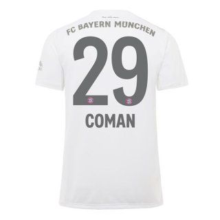 Maglia Bayern Munich NO.29 Coman Away 2019 2020 Bianco