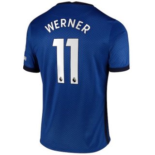 Maglia Chelsea NO.11 Werner Home 2020 2021 Blu
