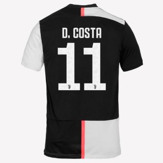 Maglia Juventus NO.11 D.Costa Home 2019 2020 Bianco Nero
