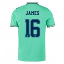 Maglia Real Madrid NO.16 James Terza 2019 2020 Verde