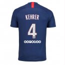Maglia Paris Saint Germain NO.4 Kehrer Home 2019 2020 Blu