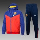 Giacca a vento Barcellona Set Completo 2025 2026 Blu Rosso Giacca a vento Barcellona Set Completo 2025 2026 Blu Rosso