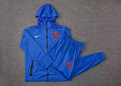 Felpa Cappuccio Barcellona 2021 2022 Blu Felpa Cappuccio Barcellona 2021 2022 Blu